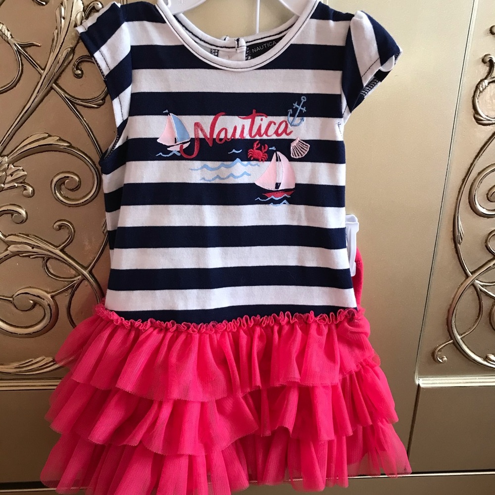 NWT Nautica Baby Girl Dress - Size 18 months